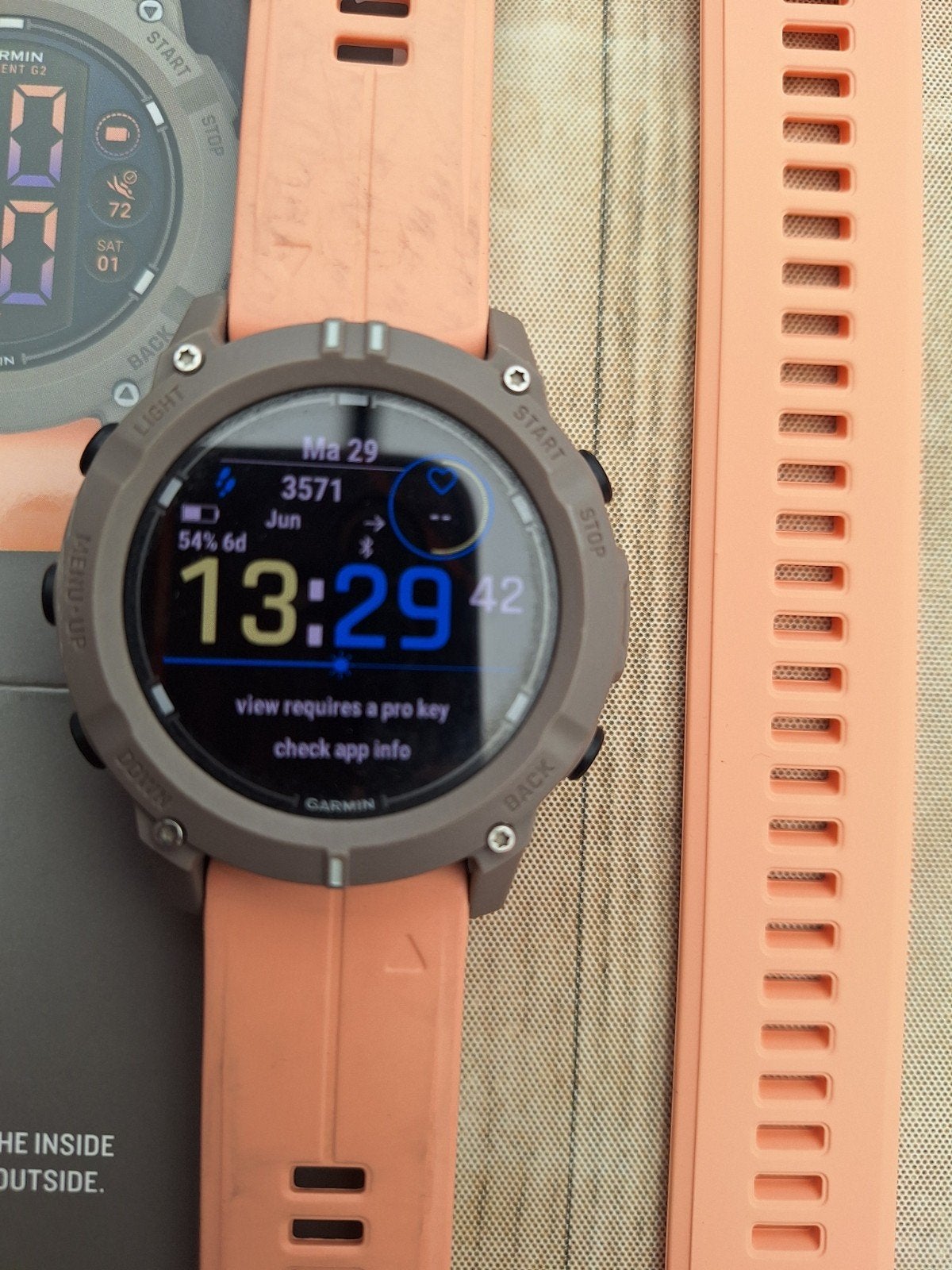 Garmin Descent G2 duikcomputer en smartwatch, Garmin, IOS, Oranje, Ophalen of Verzenden