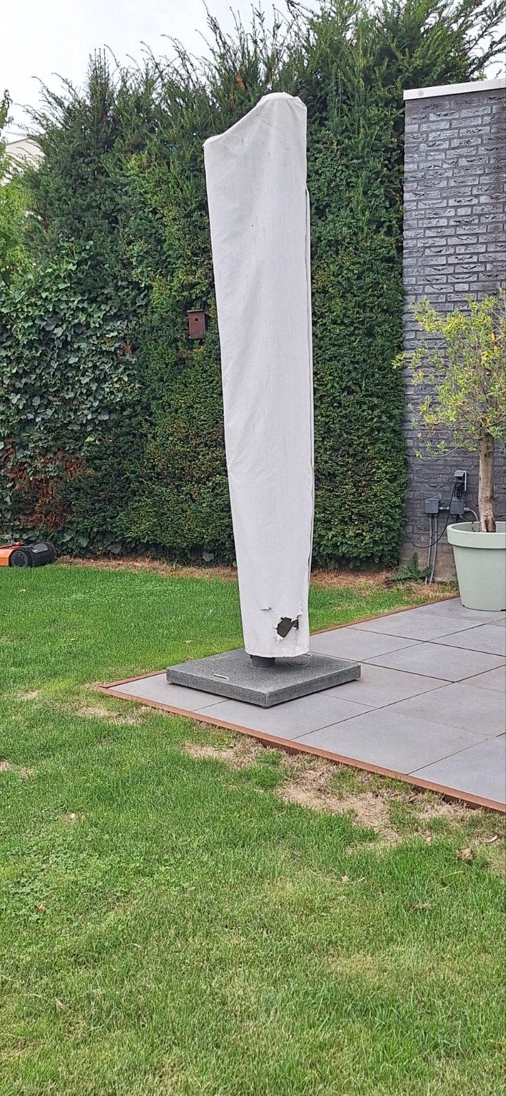 Tuinparasol, Tuin en Terras, Ophalen, Verstelbaar, 3 tot 4 meter, Zweefparasol