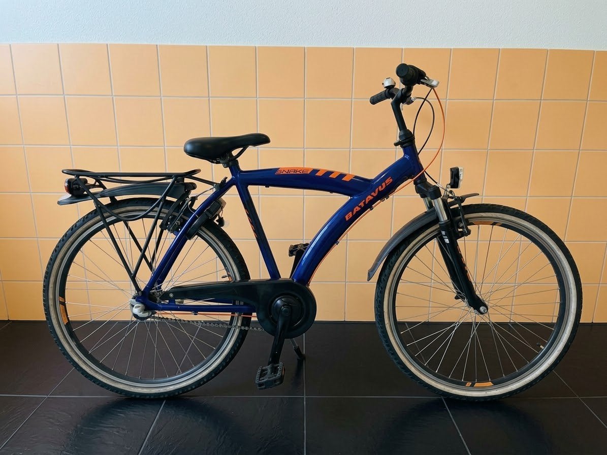 Batavus snake 26 inch 48 cm frame, Ophalen, Zo goed als nieuw, 26 inch of meer, Versnellingen