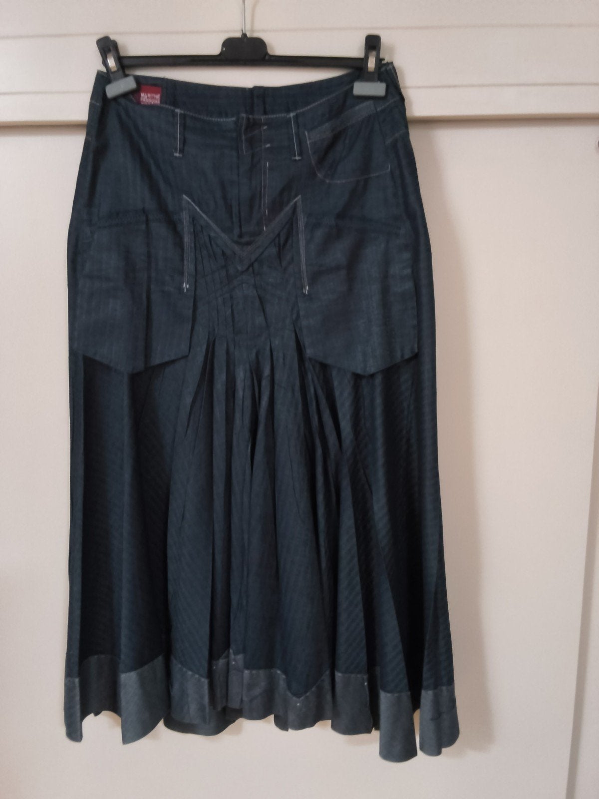 Marithé François Girbaud denim rok maat L, Kleding | Dames, Blauw, Maat 42/44 (L), Ophalen of Verzenden, Zo goed als nieuw