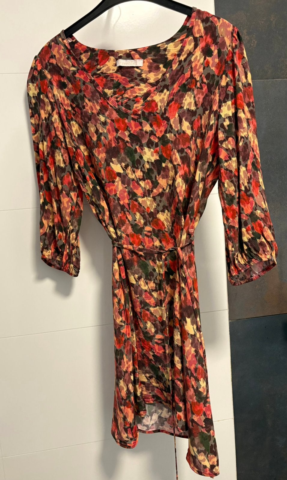 Kleurrijke jurk van Freebird, Maat 38/40 (M), Overige kleuren, Verzenden, Zo goed als nieuw