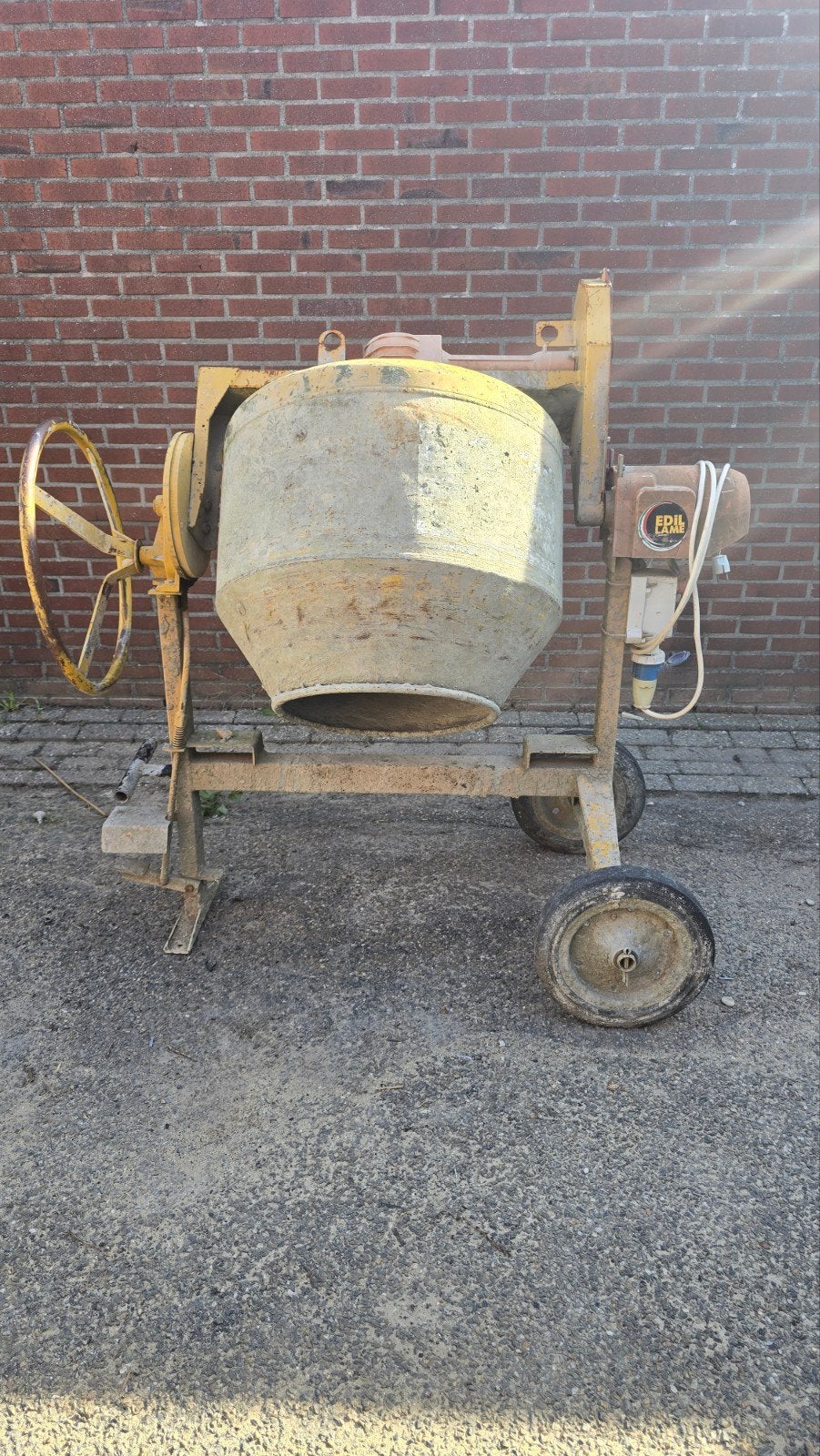 Edil Lame BX-N 190 Betonmixer - 2018 Model, Doe-het-zelf en Verbouw, Ophalen, Gebruikt