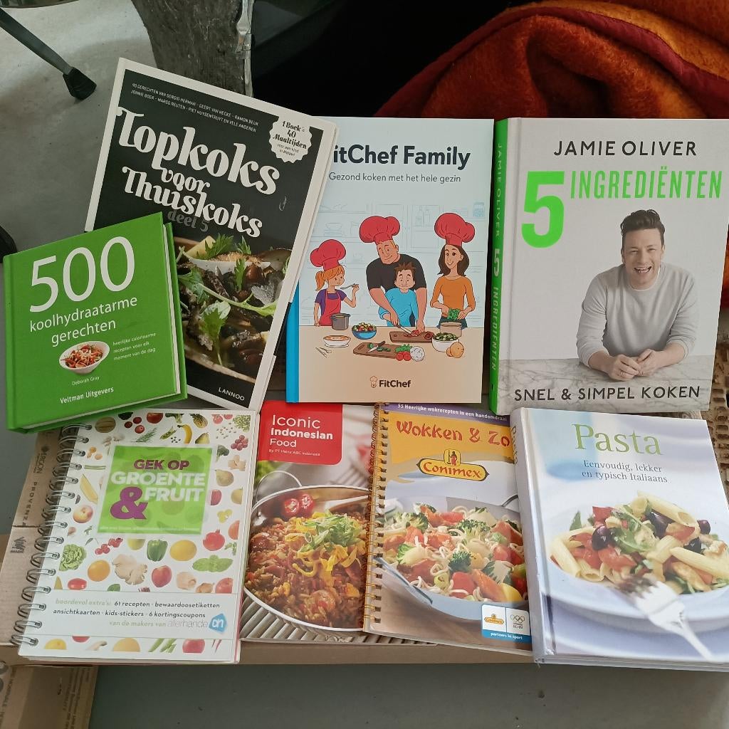 Kookboeken, Ophalen, Zo goed als nieuw, Overige gebieden, Overige typen