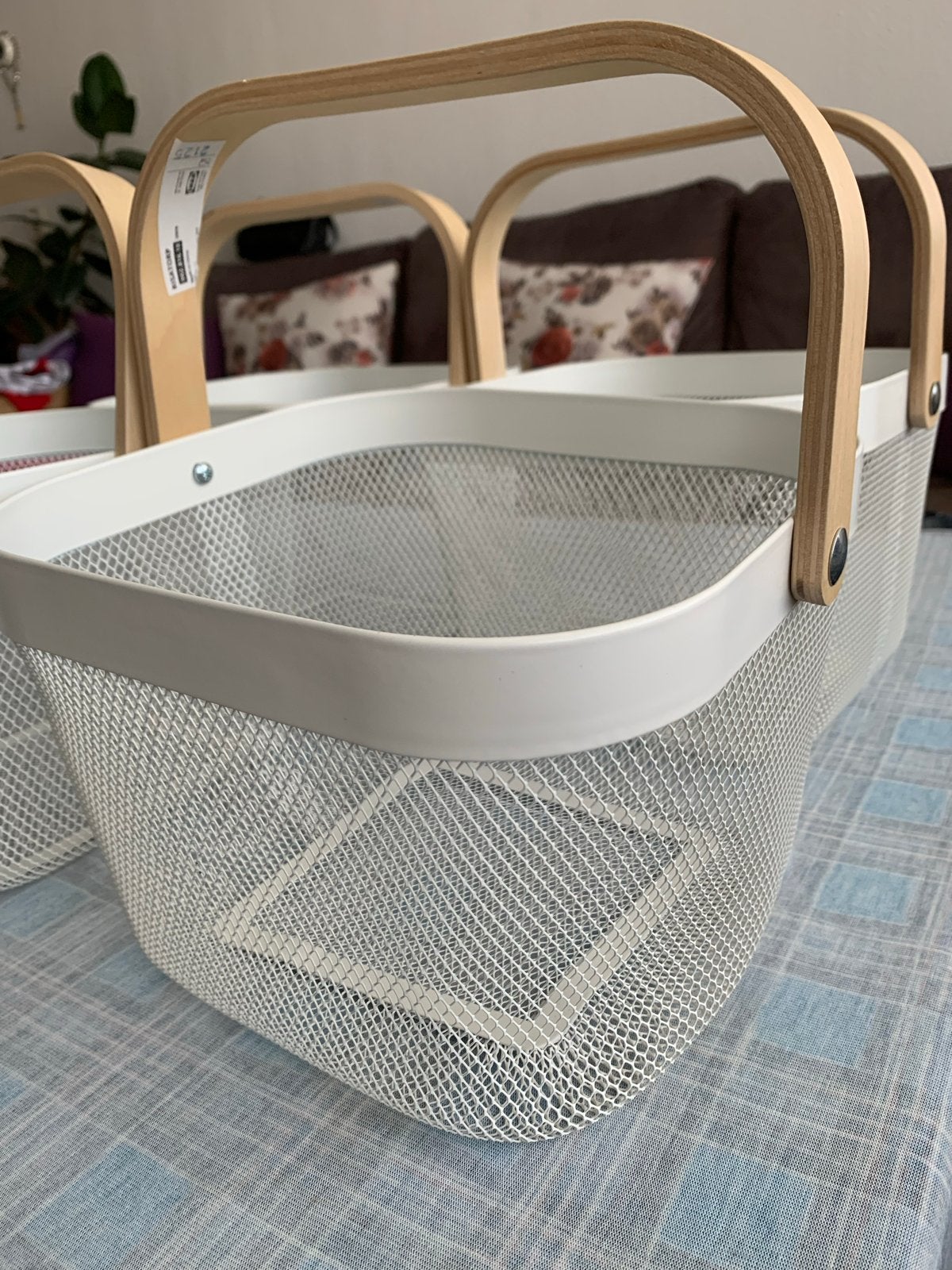 IKEA RISATORP Manden - Set van 4, Ophalen, Met handvatten, Mand, Zo goed als nieuw