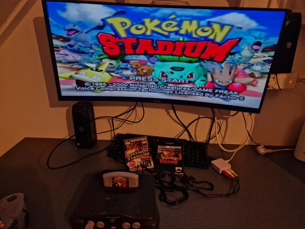 Pokémon Stadium N64 - Met handleiding, Gebruikt, Eén computer, Ophalen of Verzenden, Role Playing Game (Rpg)