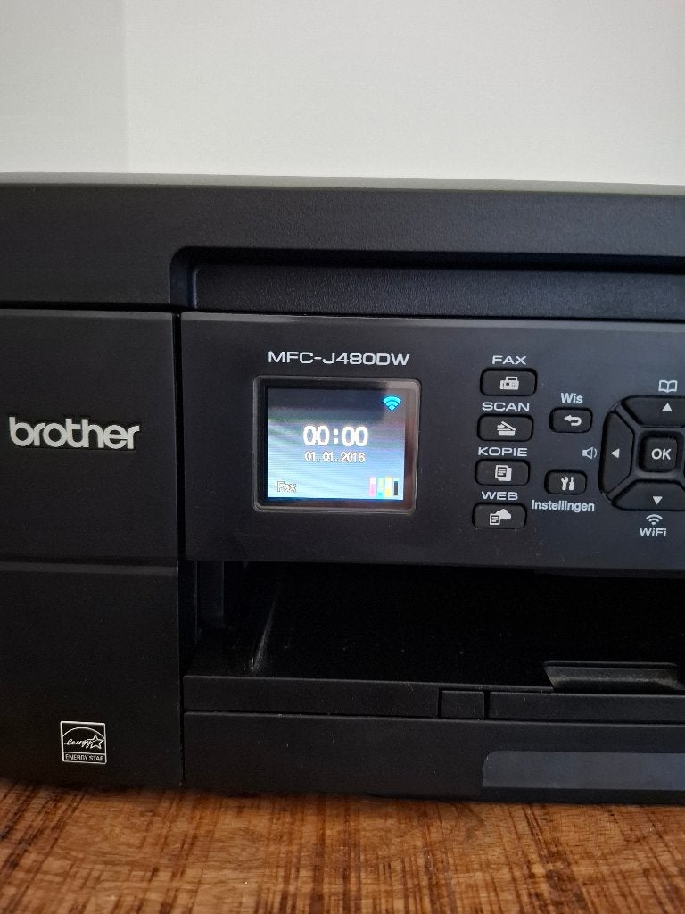 Printer Brother all in one, Gebruikt, Inkjetprinter, All-in-one, Draadloos