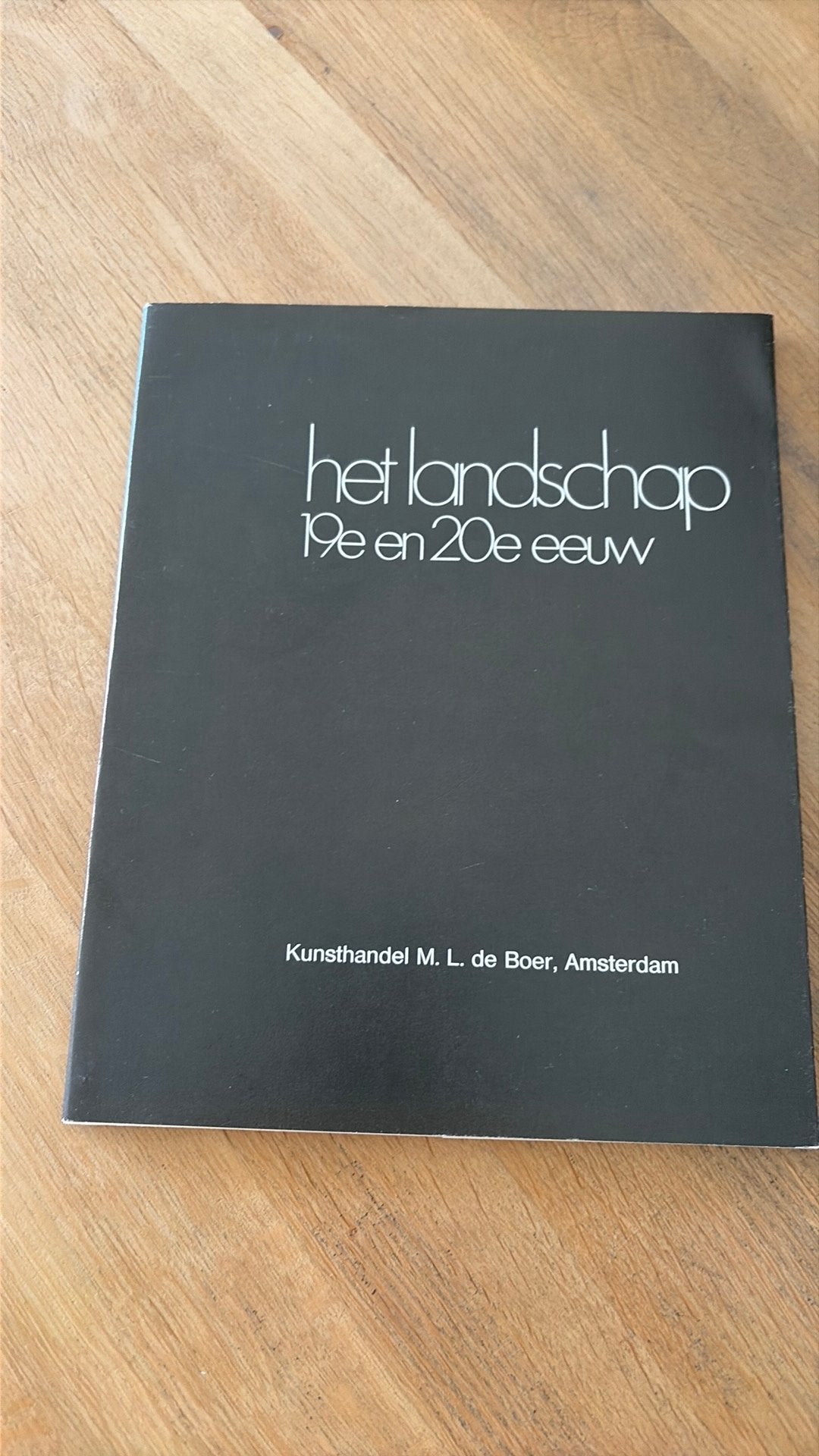 Het landschap 19e en 20e eeuw - Kunsthandel M.L. de Boer, Boeken, Ophalen of Verzenden, Gelezen, Schilder- en Tekenkunst
