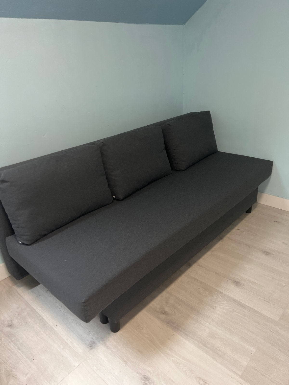 IKEA ÄLVDALEN slaapbank - Zo goed als nieuw, Huis en Inrichting, Ophalen, Tweepersoons, Zo goed als nieuw, 80 cm