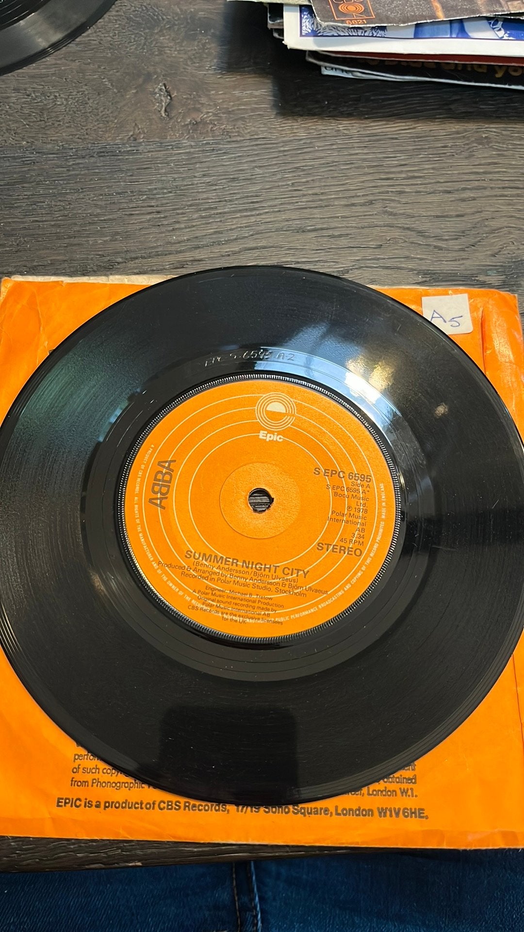 Abba single, Ophalen of Verzenden, Gebruikt, Pop
