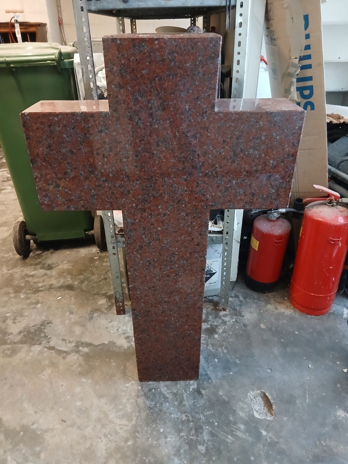 Granieten Kruis - Grafsteen/Gedenkteken, Ophalen