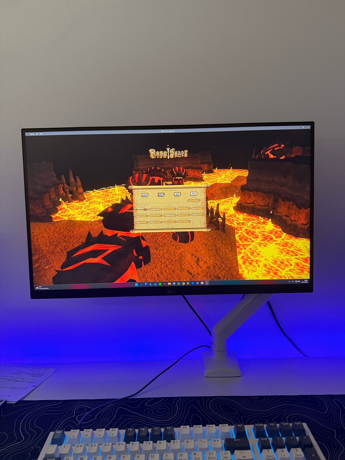 LG Ultragear 27GN800 QHD + Monitor arm, Computers en Software, Gebruikt, IPS, 101 t/m 150 Hz, 1 tot 2 ms