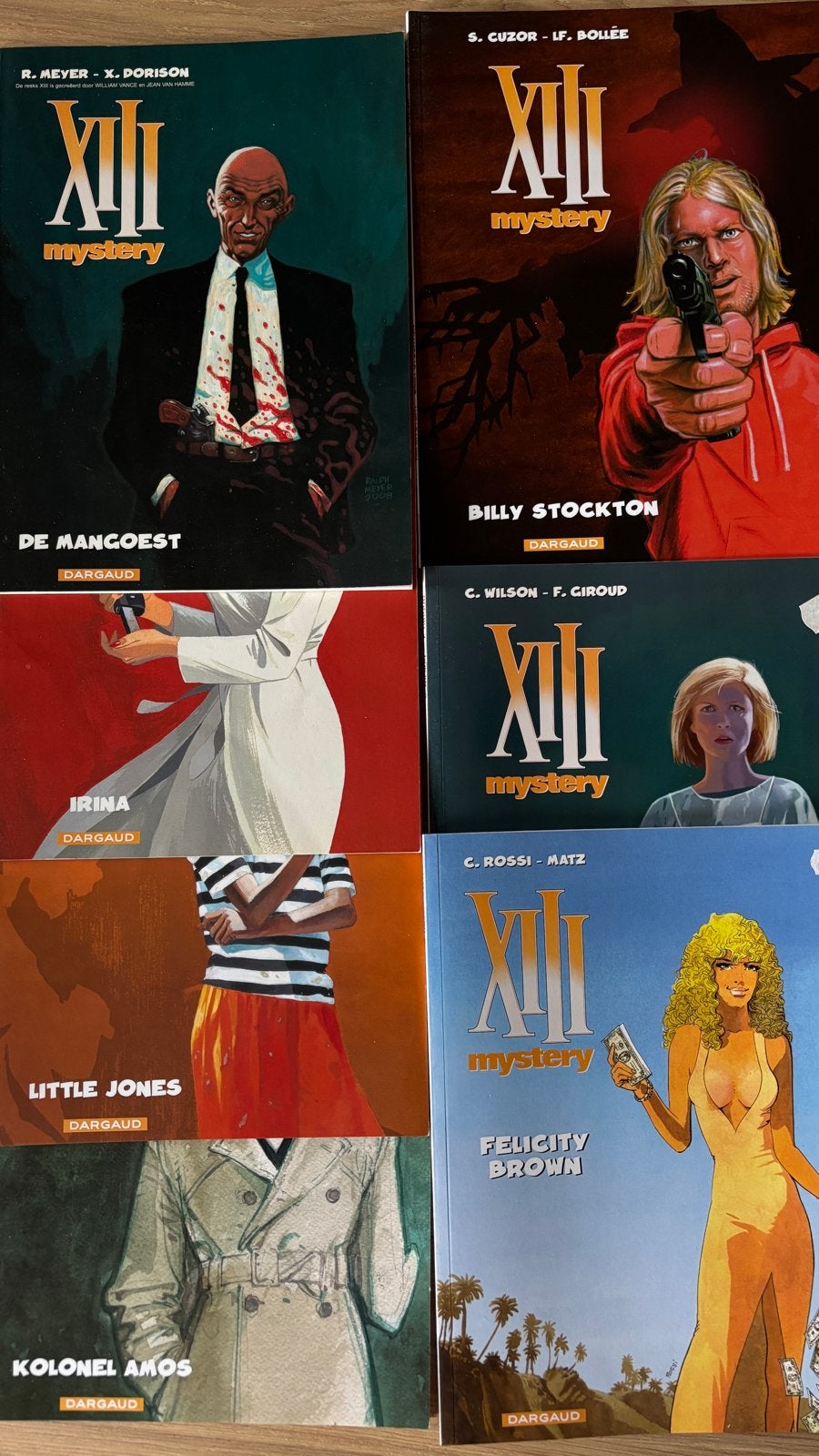 XIII Mystery Stripboeken Collectie - 7 van 9 delen, Meerdere stripboeken, Ophalen of Verzenden, Zo goed als nieuw