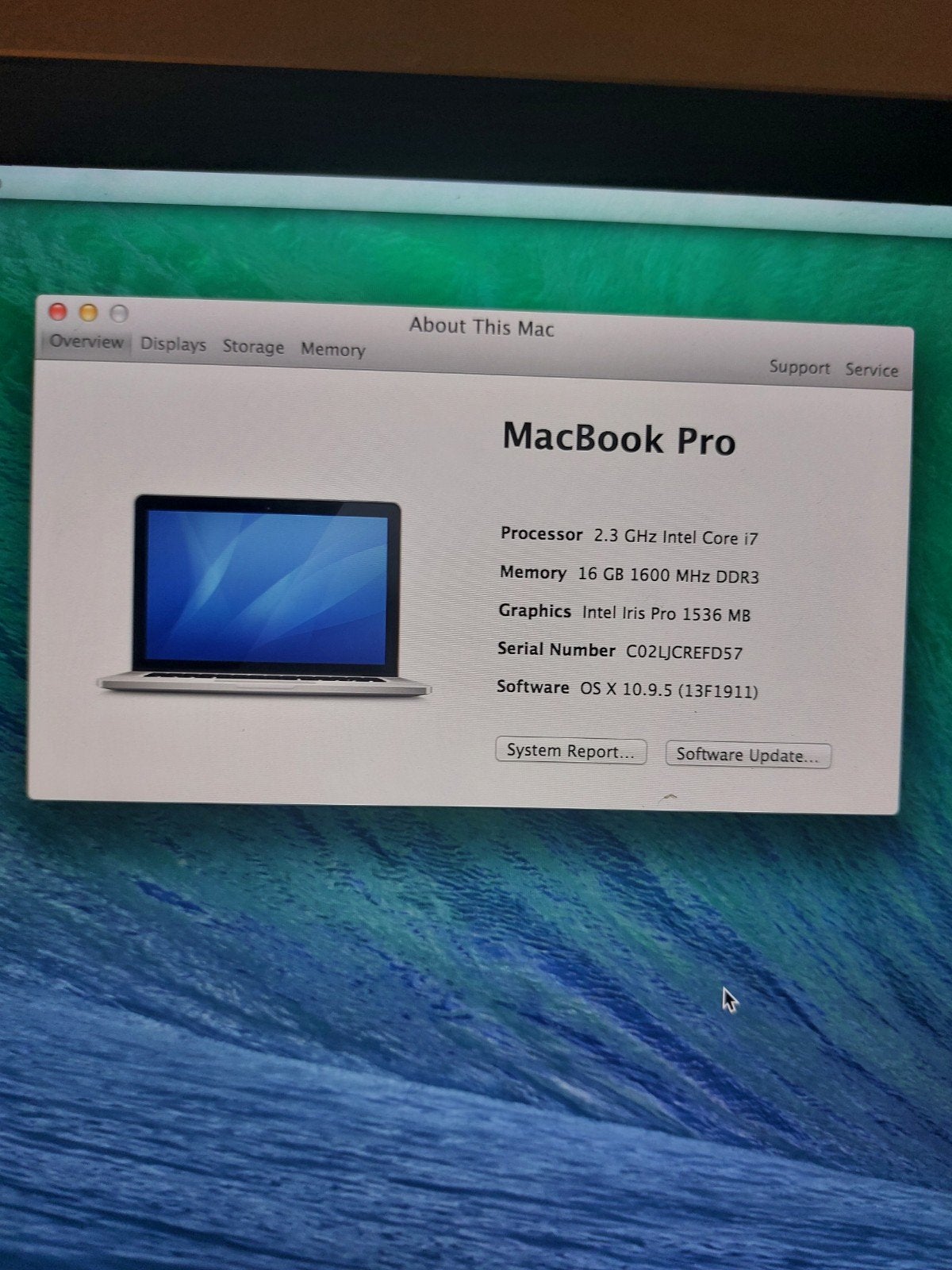 Foto 5 van MacBook Pro 15 inch met OS X 10.9.5 software