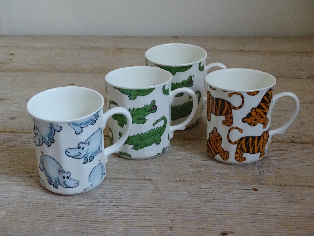 4x Mokje van D.E., Balmoral Castle, WILDLIFE, z.g.a.n.