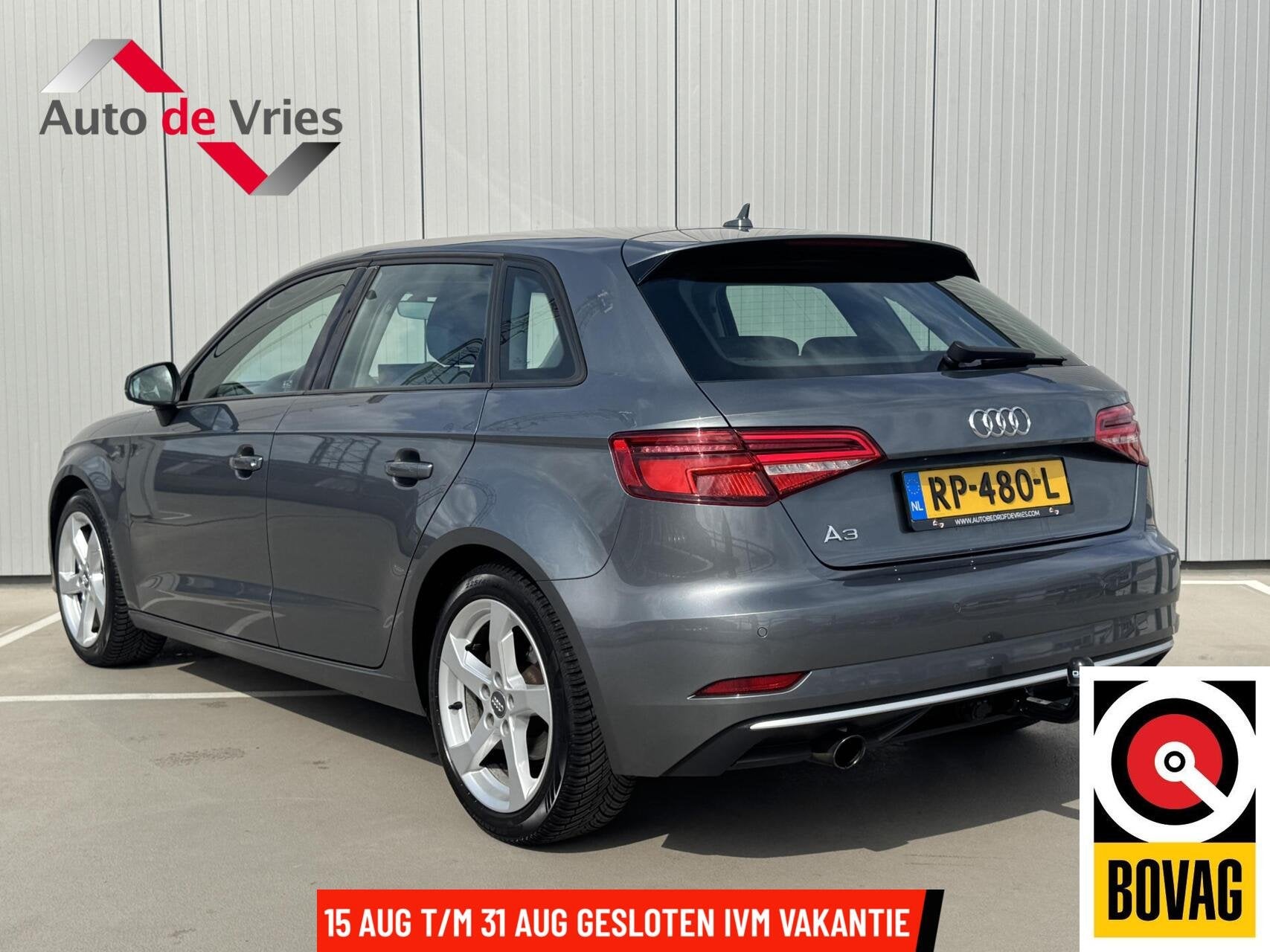 Audi A3 Sportback 1.0 TFSI Sport Lease Edition|NL-Auto, Voorwielaandrijving, Stof, Gebruikt, Met garantie (alle)