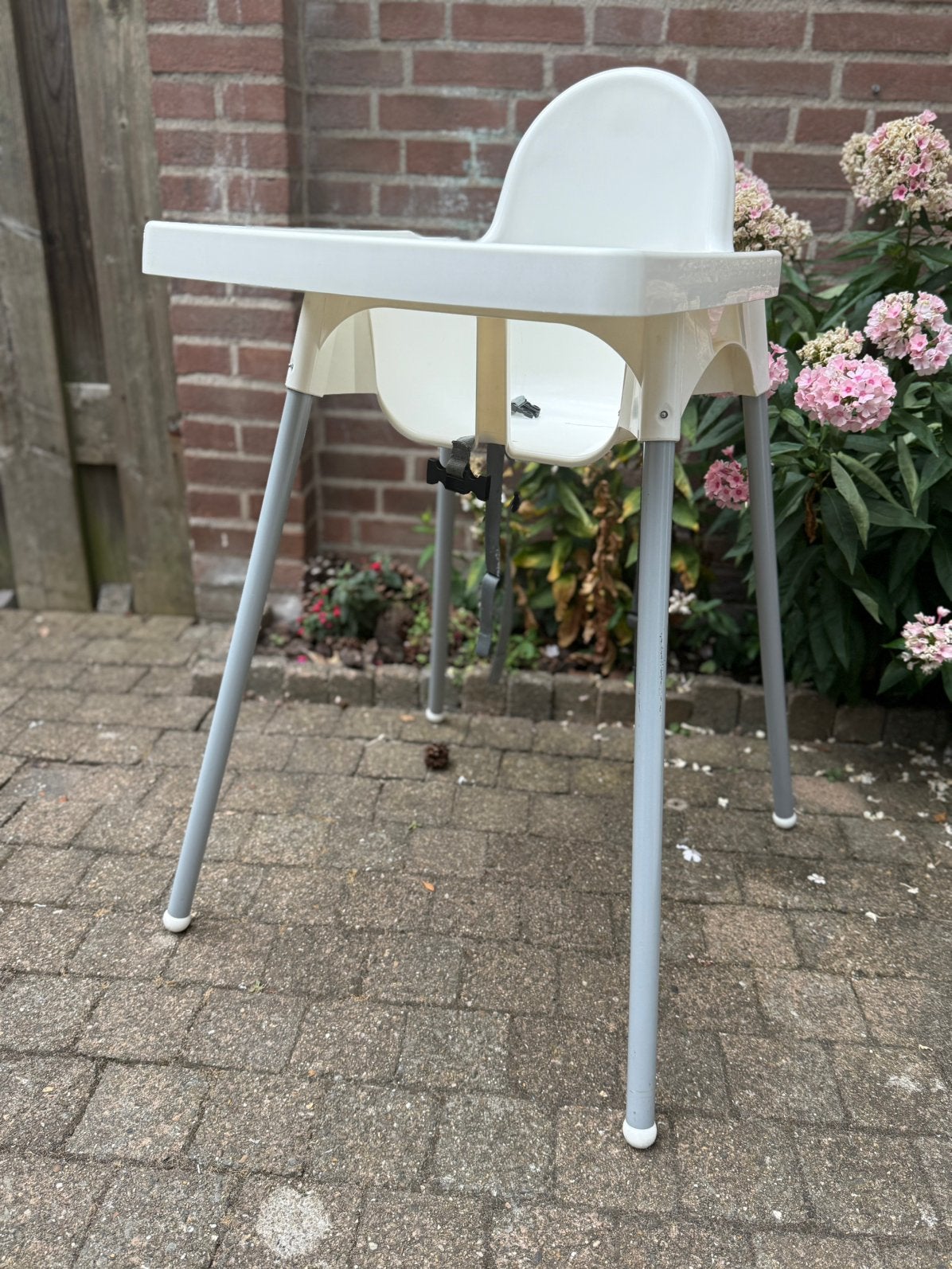 Ikea stoel incl gordel en dienblad, Ophalen, Gebruikt