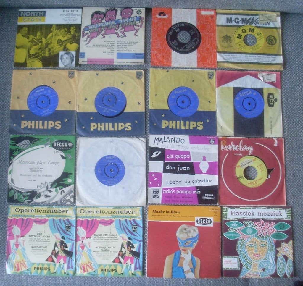 Partij van 13 singles (eventueel ook los te koop), Gebruikt, 7 inch, Ophalen of Verzenden, Pop