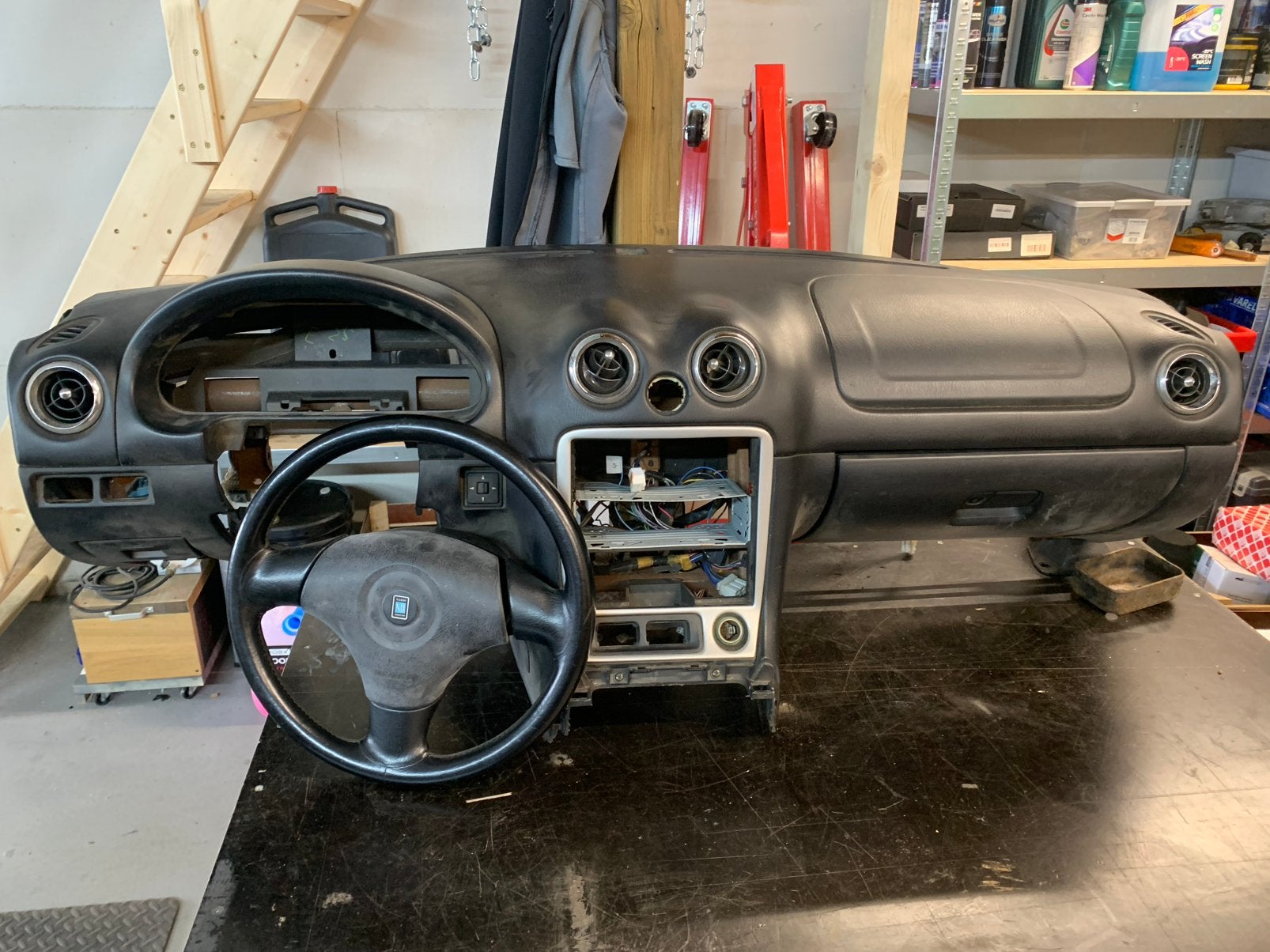 MX5 NB NBFL DASHBOARD EN NARDI STUUR INC. AIRBAGS, Auto-onderdelen, Ophalen, Gebruikt, Mazda
