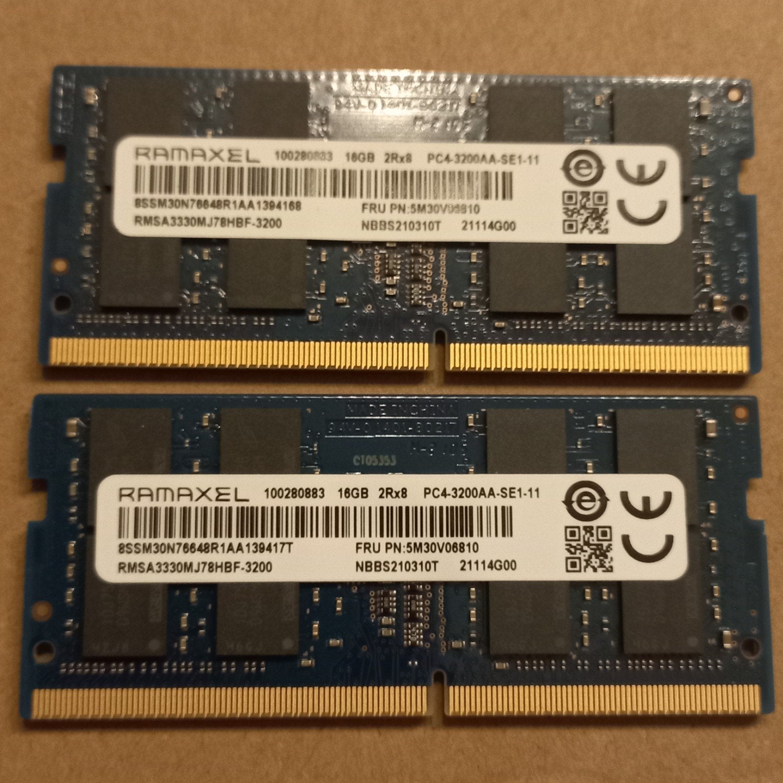 Ramaxel 32GB 2x 16GB DDR4 3200MHz SODIMM laptop geheugen, Computers en Software, RAM geheugen, 32 GB, DDR4, Ophalen of Verzenden