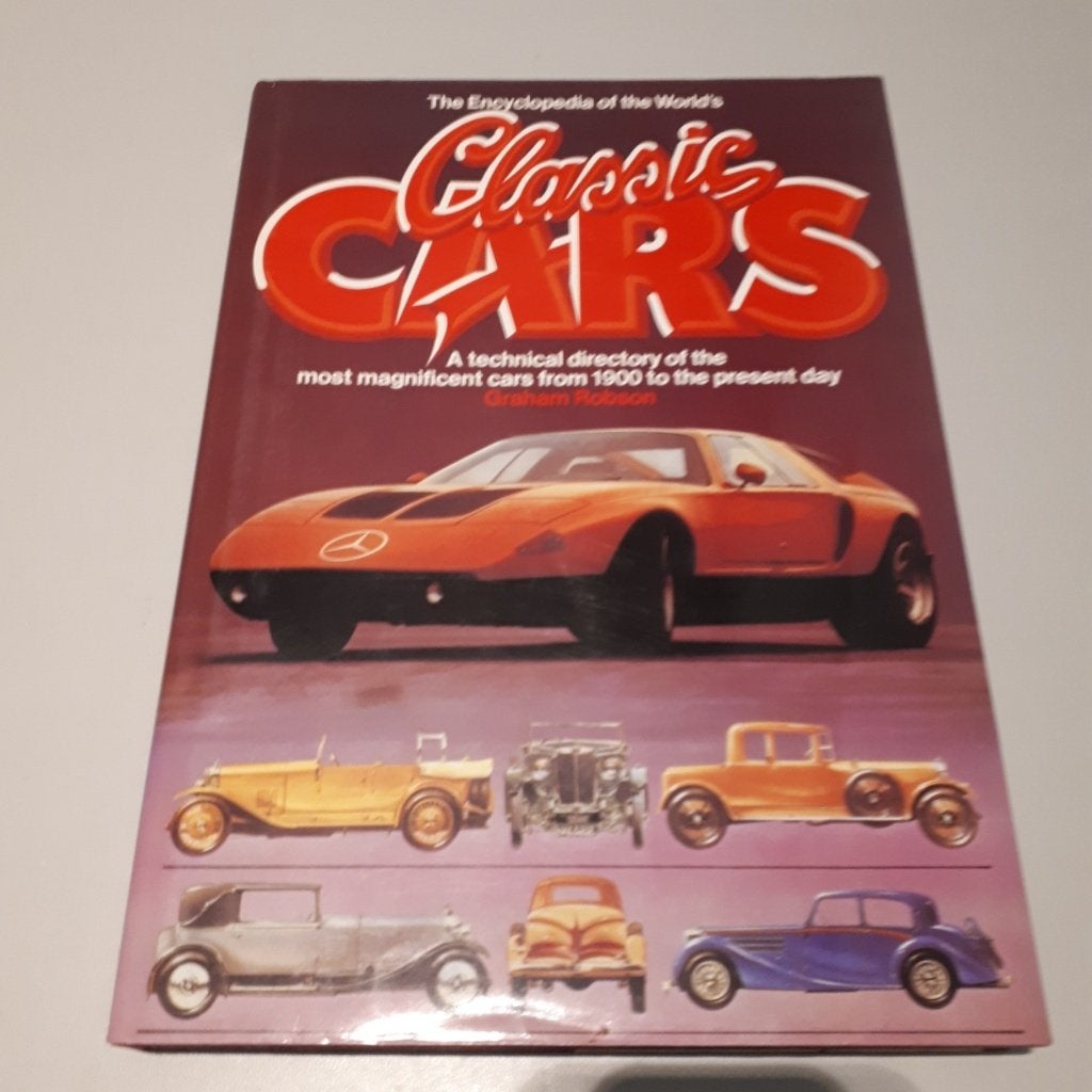 AUTOBOEK CLASSIC CARS uit 1982 van GRAHAM ROBSON, Algemeen, Ophalen of Verzenden, Zo goed als nieuw, Graham Robson