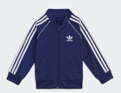 ADIDAS trainings jack jas blauw maat 104 - nieuw -, Adidas, Nieuw, Ophalen of Verzenden, Jongen