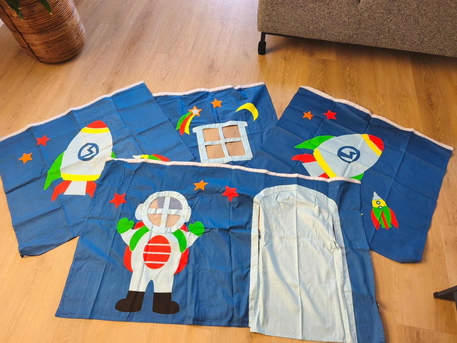 tentdoek voor onder halve hoogslaper, Eenpersoons, Ophalen of Verzenden, Zo goed als nieuw, 90 cm