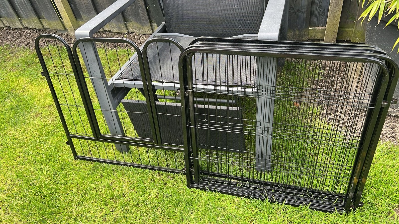 Buiten ren 60x60 6 stuks hond huisdier buitenren, Ophalen, Zo goed als nieuw