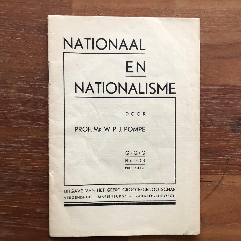 1930 Professor Dr. W.P.J. Pompe: Het KEERPUNT in het maat-, Verzenden, Prof. P.W.J. Pompe, Overige onderwerpen, Tweede Wereldoorlog