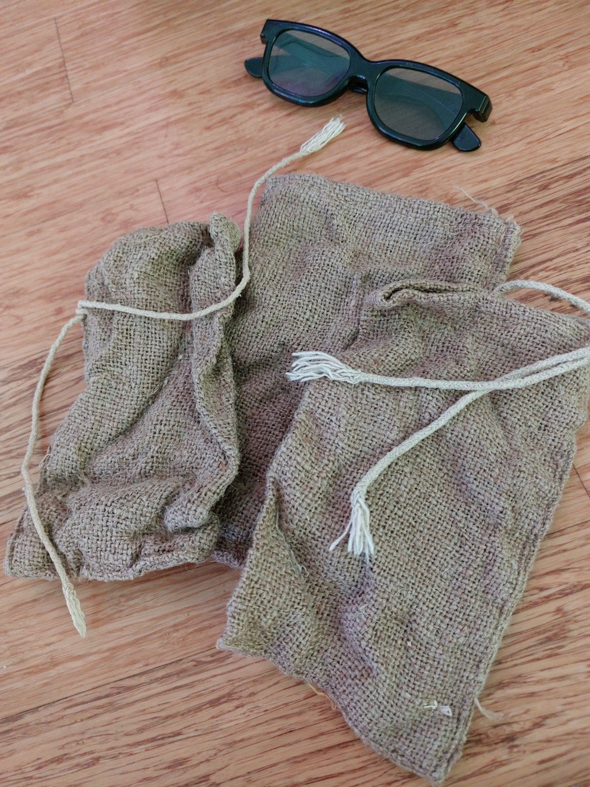 4 jute zakjes sinterklaas, Ophalen of Verzenden