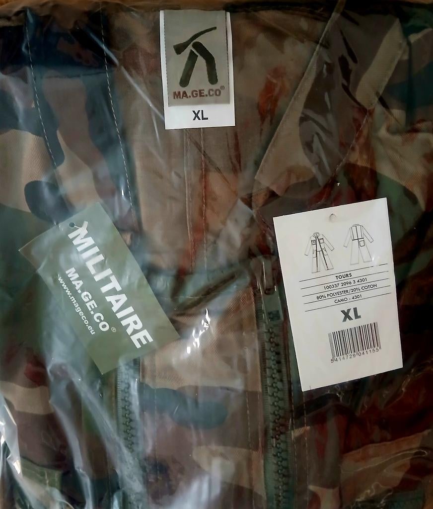 14X Camouflage Overalls XL - Ideaal voor Outdoor & Prepping, Ophalen of Verzenden