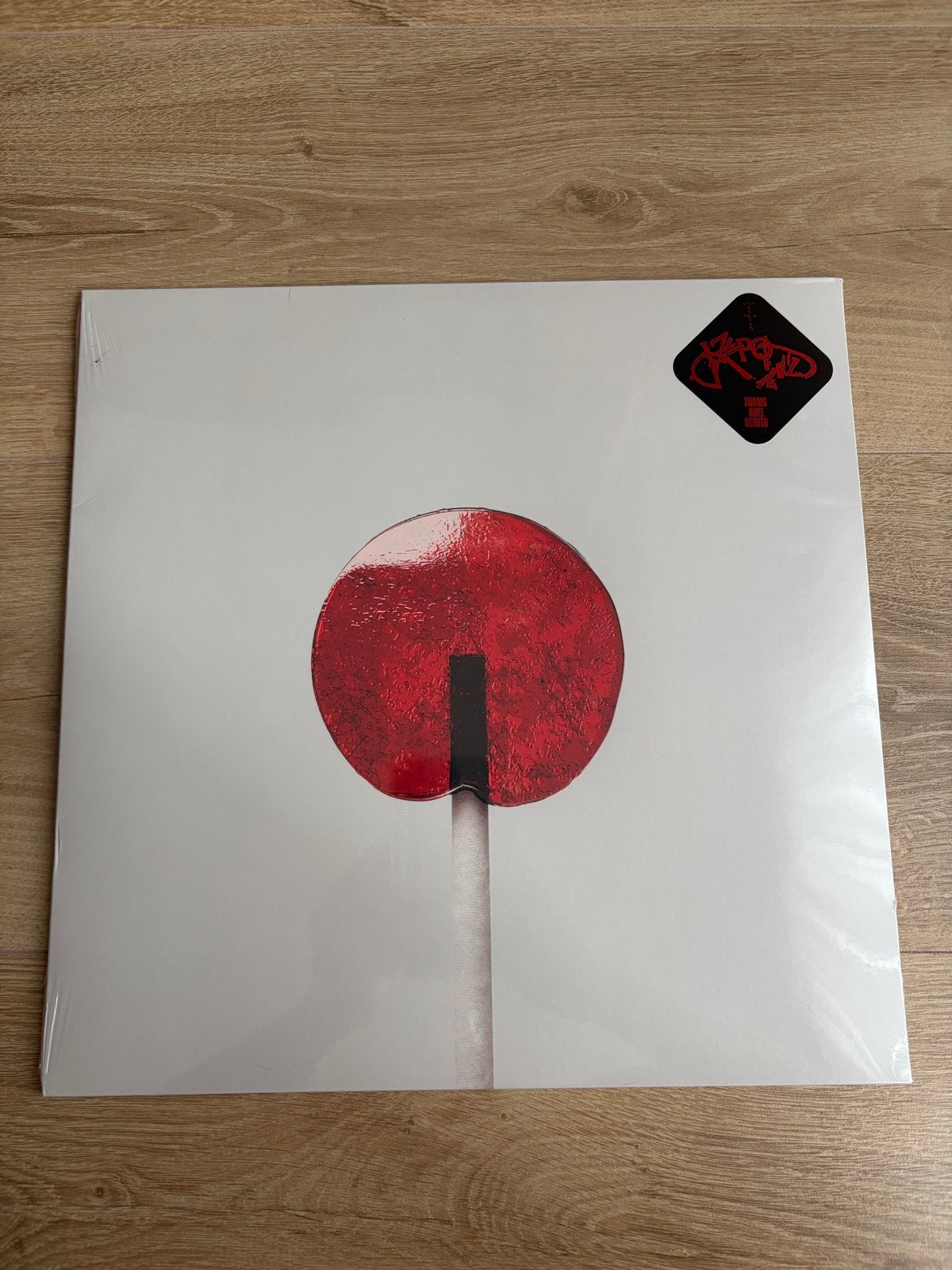 Travis Scott - K-pop 12" Rode Vinyl, LP, Overige genres, Colored vinyl, Ophalen of Verzenden