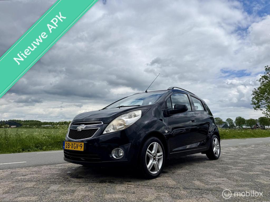 Chevrolet Spark 1.0 16V LT Bi-Fuel, LPG, BJ 2012, Airco, Auto's, Euro 5, 15 km/l, 4 cilinders, Zwart