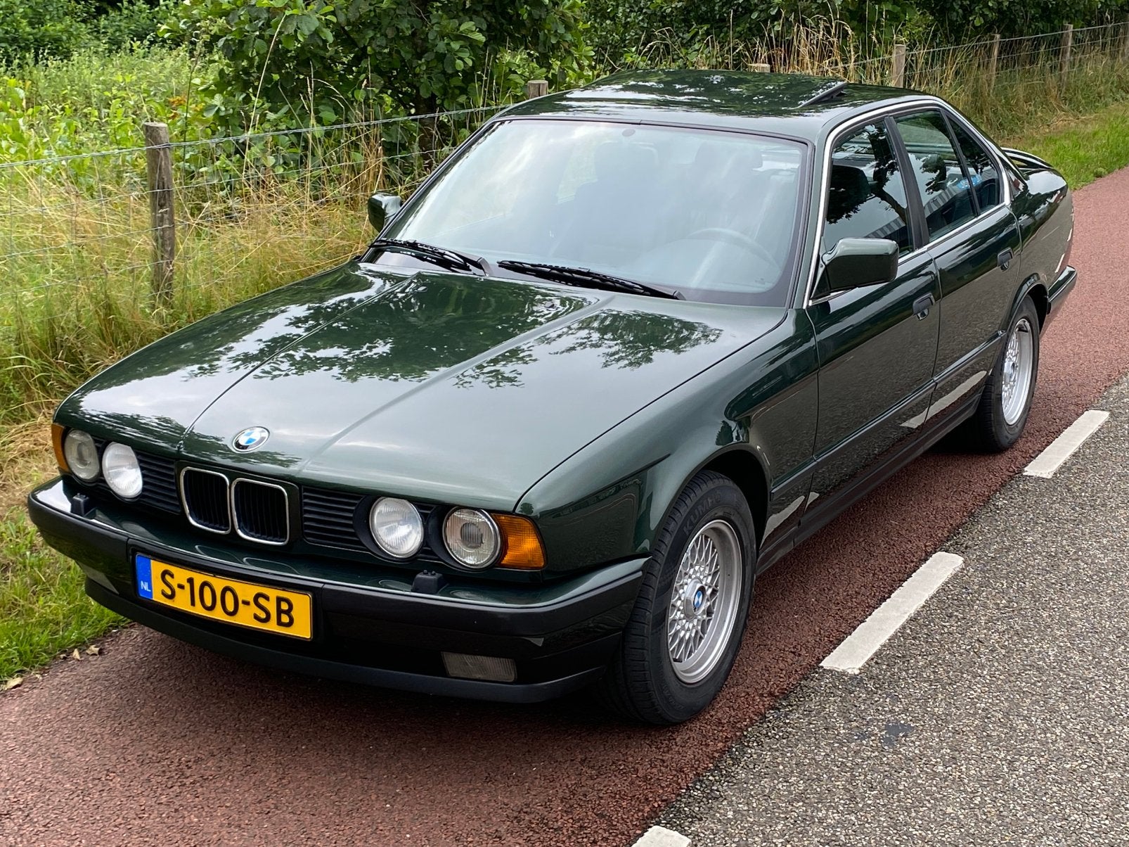 Bmw E34 535i 1988. 190.000km, 350Z, Achterwielaandrijving, Zwart, Handgeschakeld
