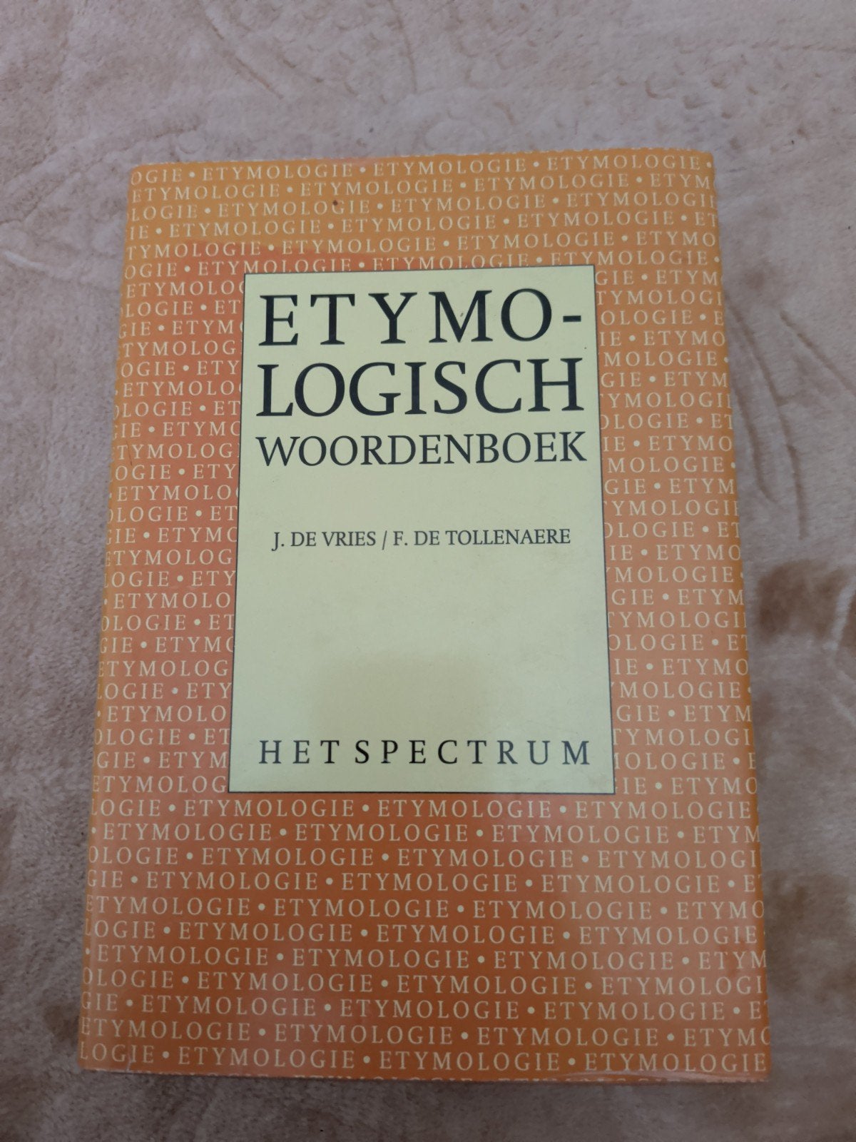 Etymologisch Woordenboek - J. de Vries / F. de Tollenaere, Boeken, Gelezen, Prisma of Spectrum, Nederlands, J. de Vries / F. de Tollenaere