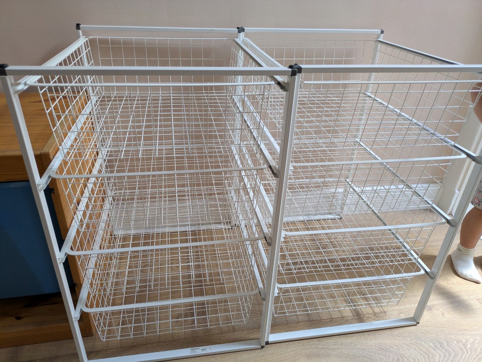 IKEA Antonius (nu Jonaxel) opbergsysteem - 2 stuks, Ophalen, Zo goed als nieuw