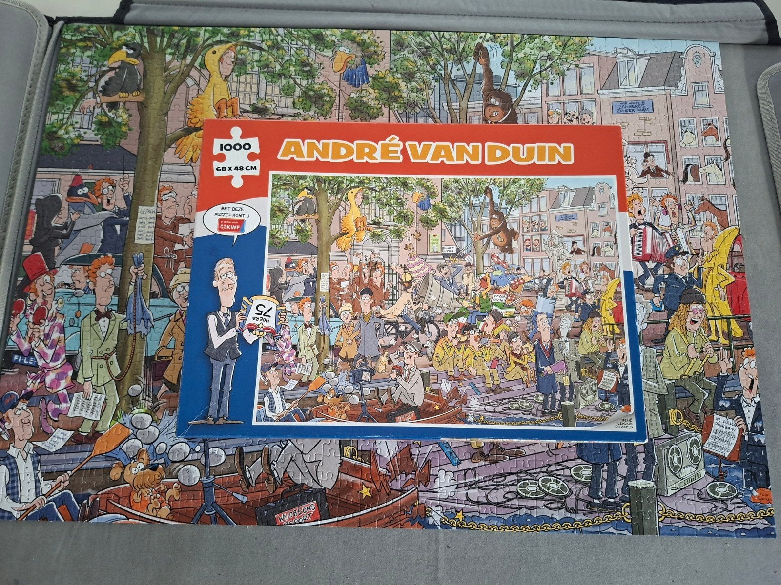 André van Duin Puzzel - 1000 stukjes, Hobby en Vrije tijd, Ophalen of Verzenden, 500 t/m 1500 stukjes, Gebruikt, Legpuzzel