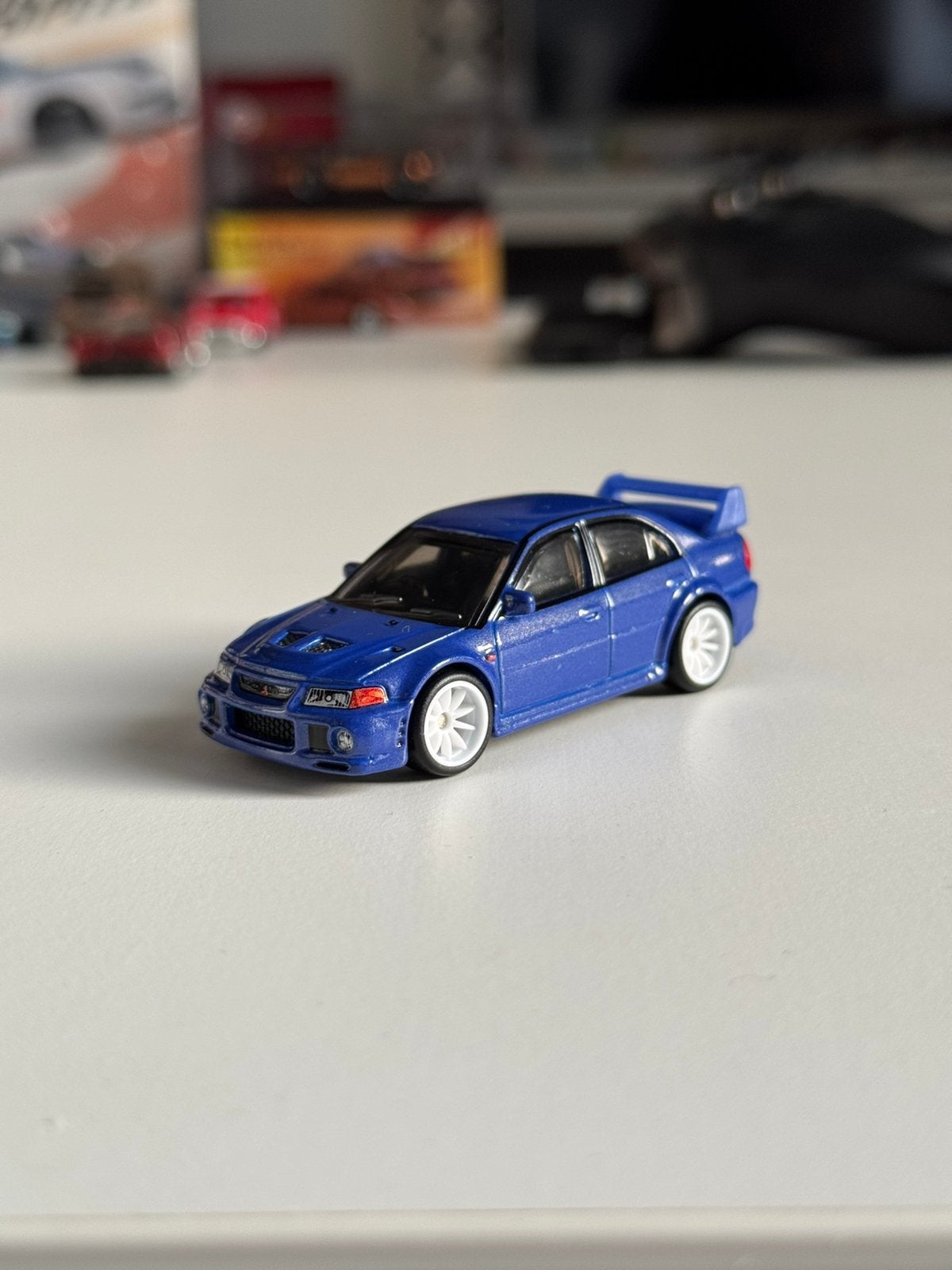 Hot Wheels Premium 2000 Mitsubishi Lancer Evo VI, Ophalen of Verzenden, Zo goed als nieuw, Auto