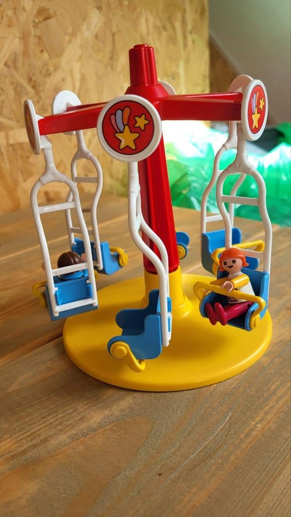 Playmobil Kermis Zweefmolen met poppetjes, Kinderen en Baby's, Speelgoed | Playmobil, Gebruikt, Complete set, Ophalen of Verzenden
