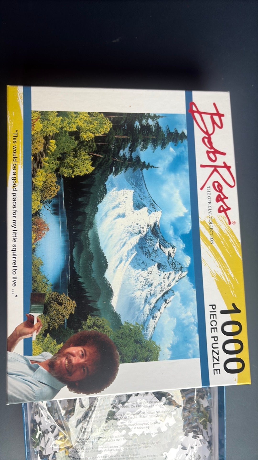 1000 stukjes puzzel Bob Ross - nieuw, Ophalen, 500 t/m 1500 stukjes, Zo goed als nieuw