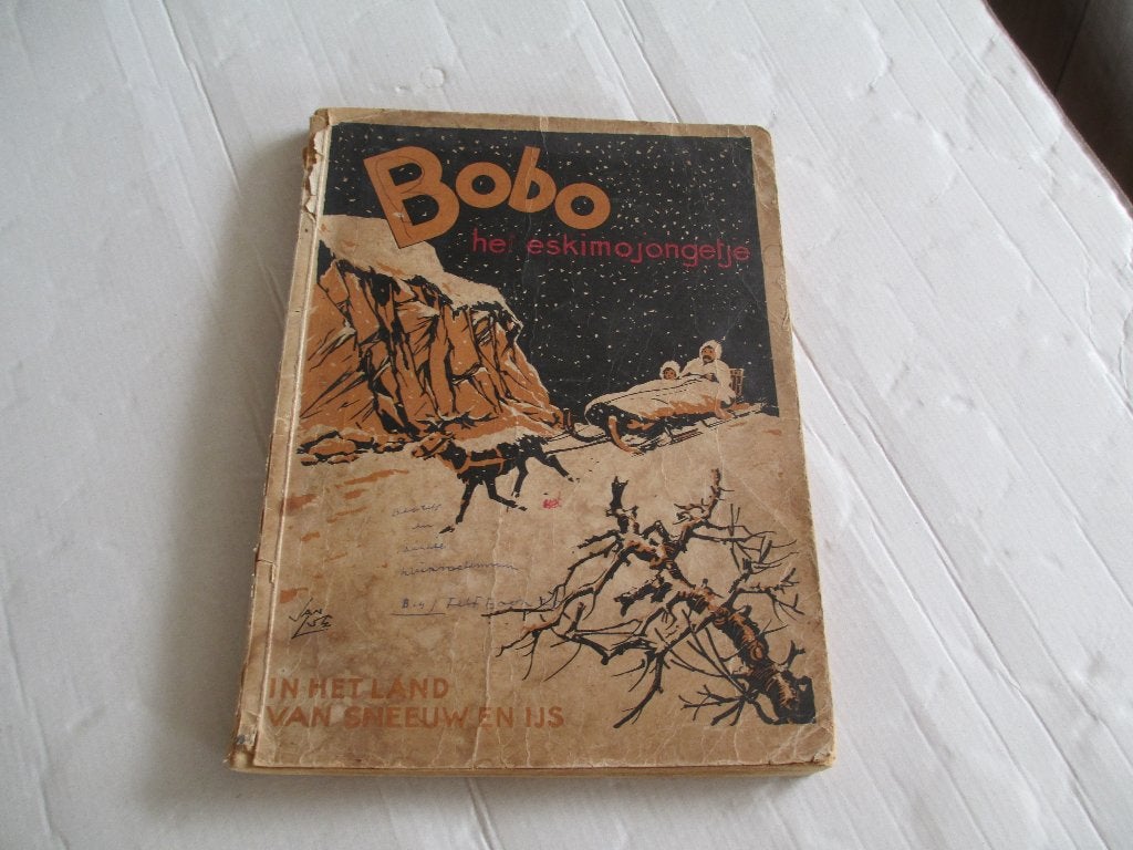 bobo het eskimojongetje - in het land van sneeuw - jan lutz, Ophalen of Verzenden, Gelezen, Fictie algemeen