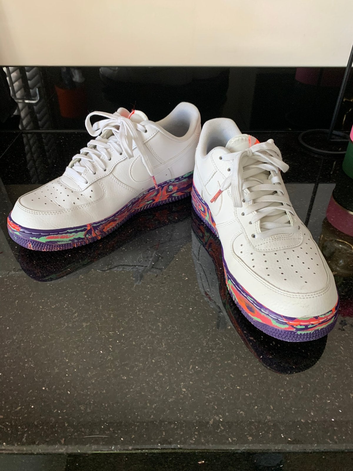 Nike Air Force 1, Verzenden, Wit, Sneakers of Gympen, Zo goed als nieuw