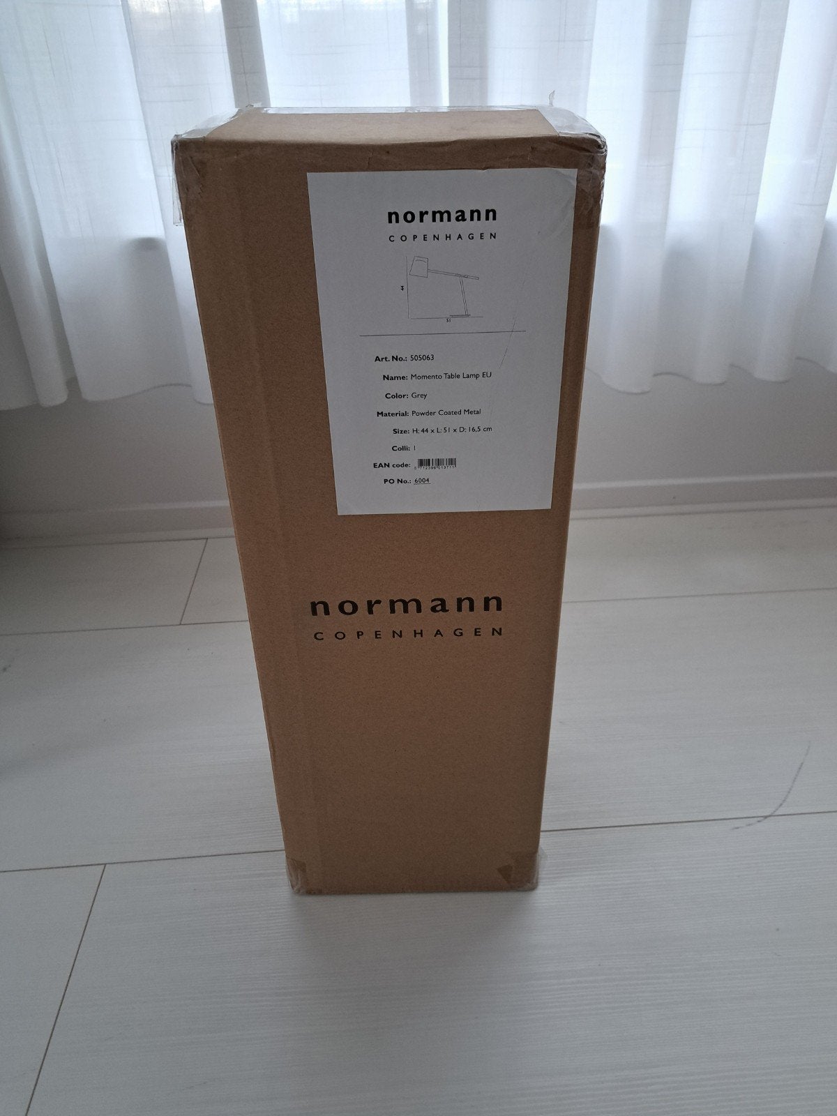 Nieuw lamp Normann Copenhagen Momento, Grijs, Ophalen of Verzenden, Nieuw, Overige merken