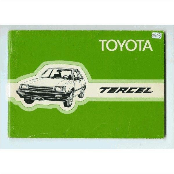 Toyota Tercel Instructieboekje 1982 #4 Nederlands, Auto diversen, Handleidingen en Instructieboekjes, Ophalen of Verzenden