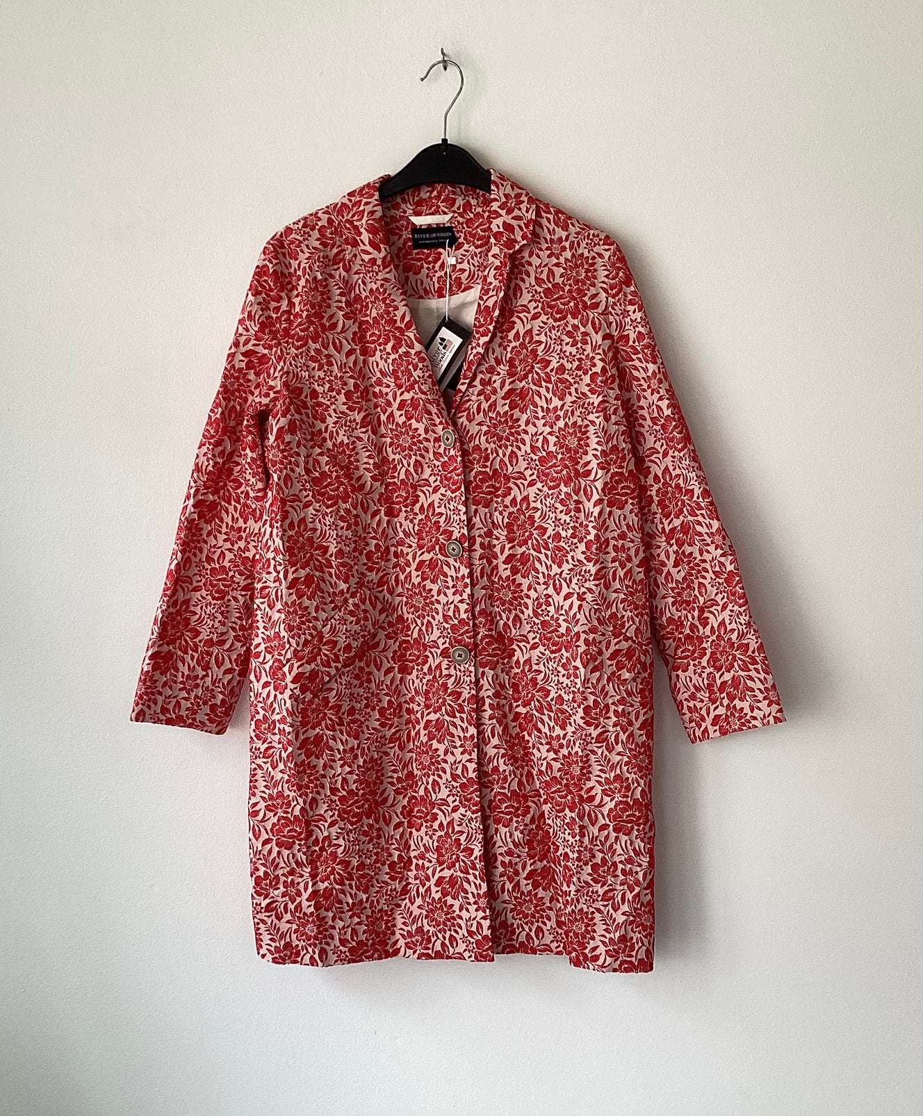 RIVER WOODS nieuwe jas,mt M, Kleding | Dames, Verzenden, Nieuw, Rood