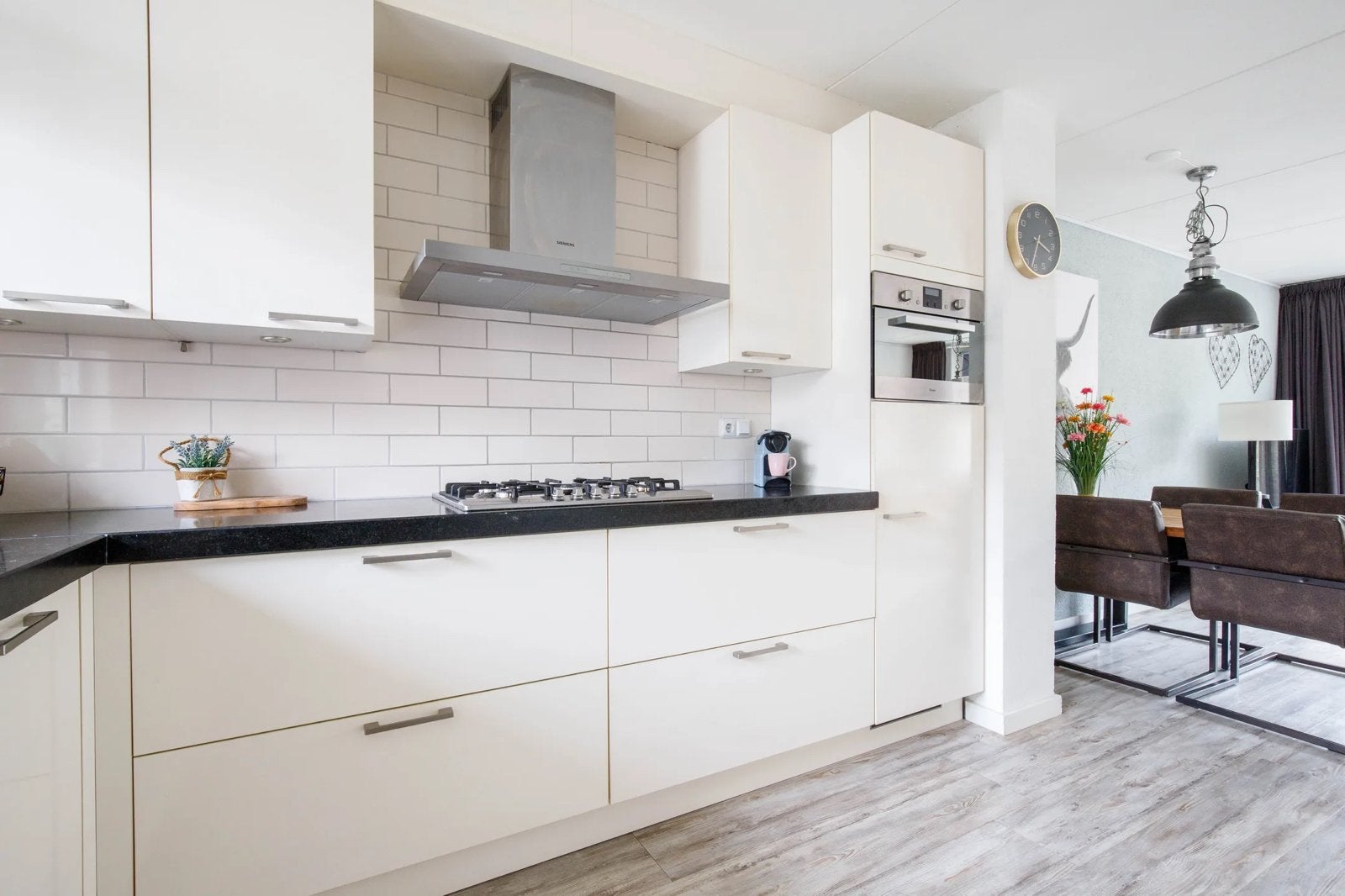 Keuken, Ophalen, Gebruikt, Hoekkeuken, Graniet of Steen