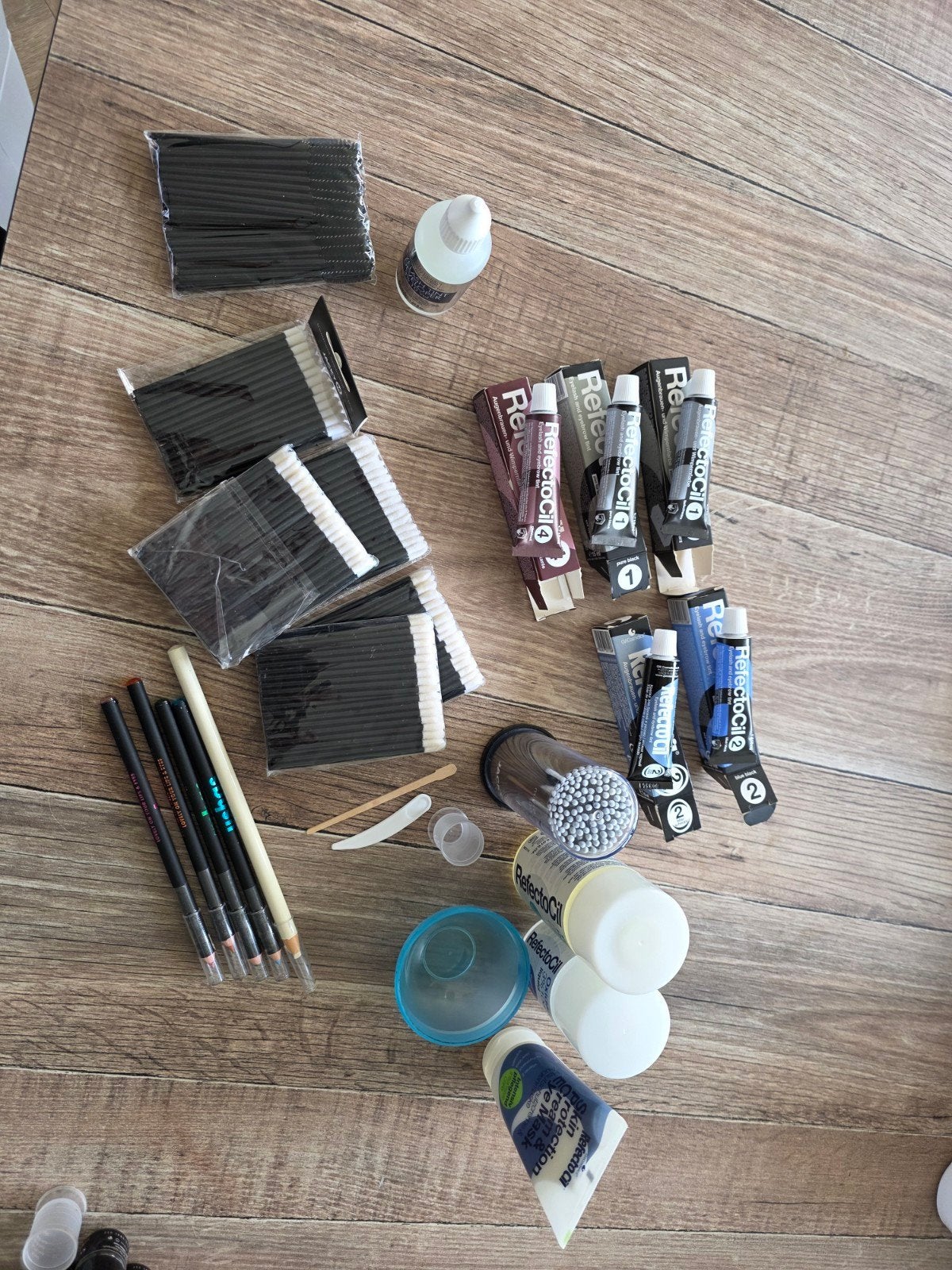 Complete Wimper- en Wenkbrauw Starterspakket Salon, Ophalen of Verzenden, Zo goed als nieuw, Ogen, Overige typen