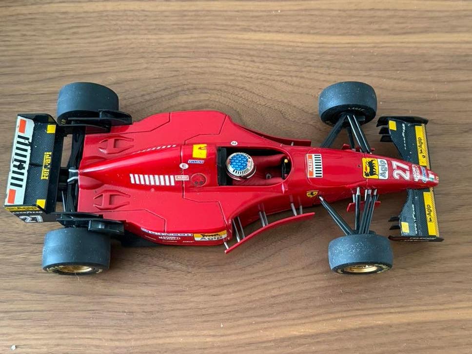 Ferrari F1 412 T2 modelauto - Jean Alesi 27 Onyx, Ophalen of Verzenden, Gebruikt, Auto, Overige merken