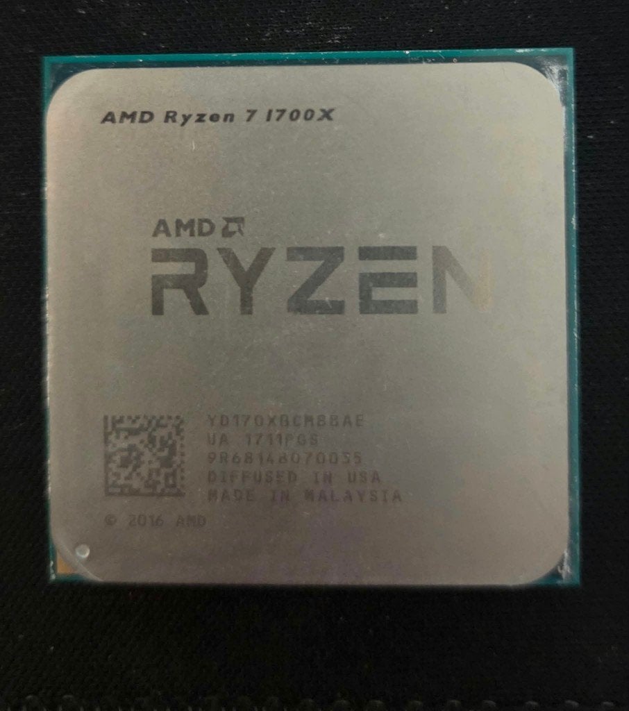 Ryzen 7 1700X, 8-core, Ophalen of Verzenden, Zo goed als nieuw, AMD Ryzen 7