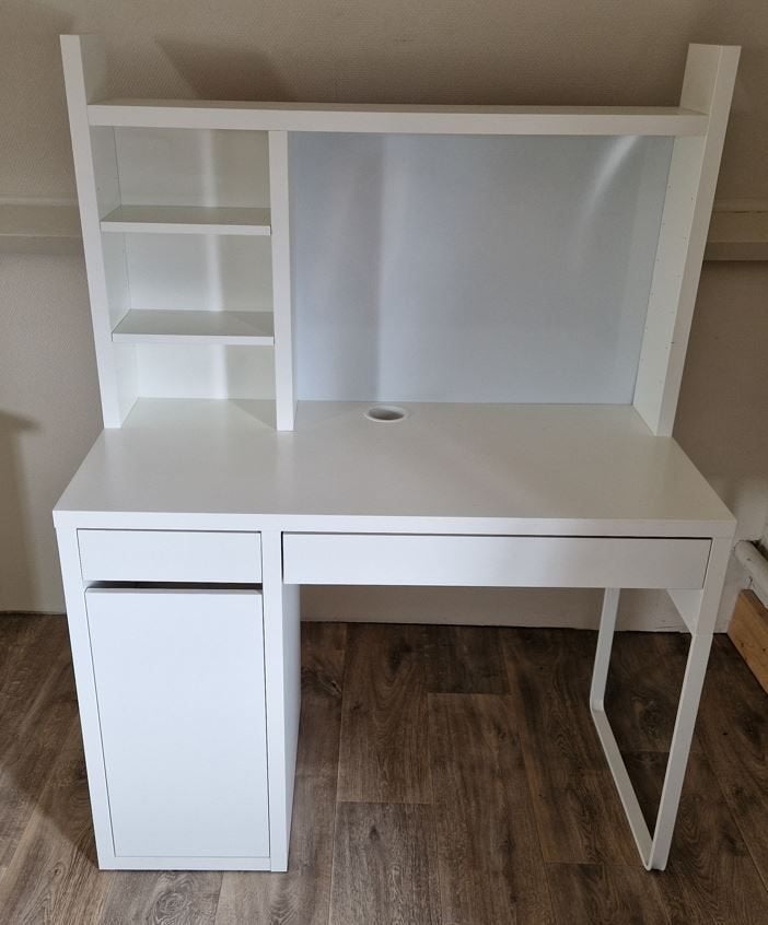 Ikea buro Micke, Ophalen, 105 cm, Demontabel, Spaanplaat of MDF