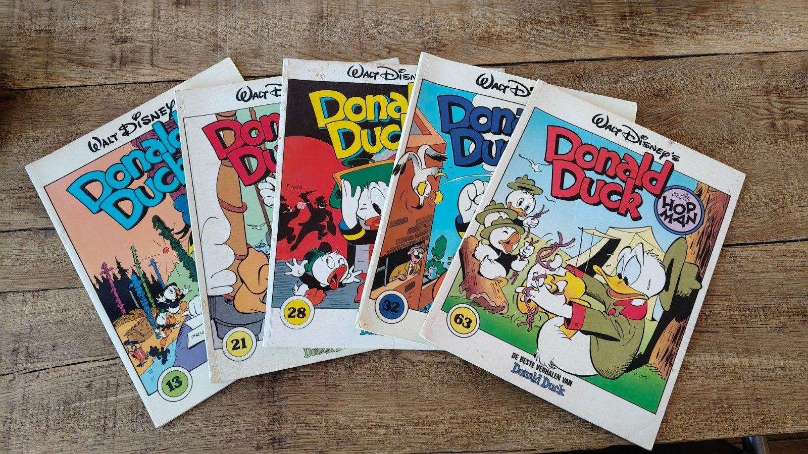 Donald Duck Verhalen Collectie 1979, 1981, 1982, 1983, 1990, Meerdere stripboeken, Ophalen of Verzenden, Gelezen